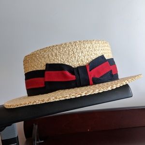 Scala Straw Boater Hat | Poshmark